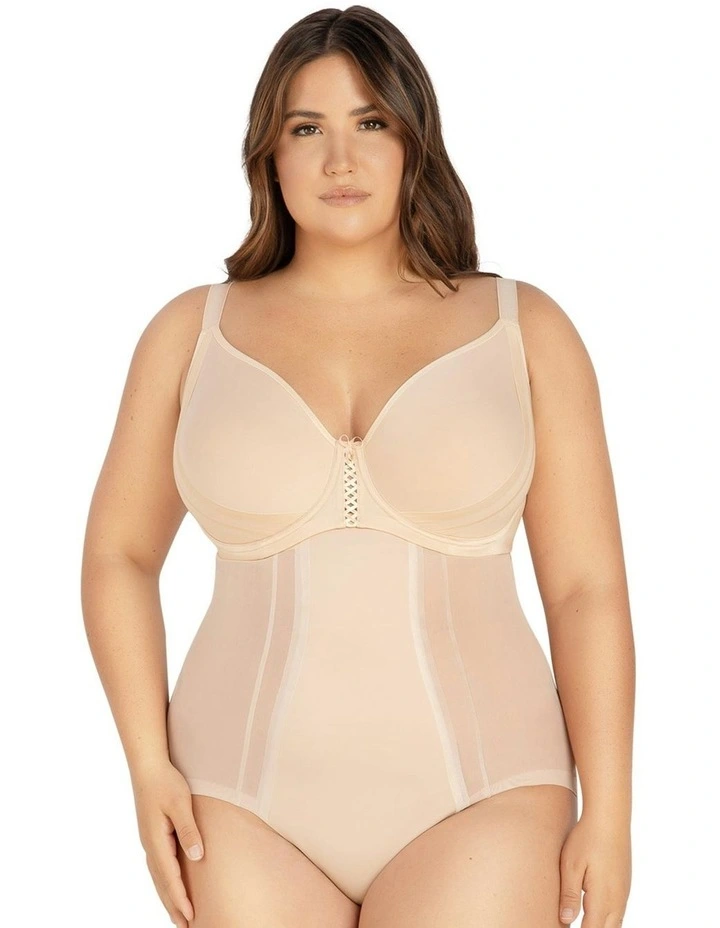 Shea Ultra High Waist Smoothing & Shaping Brief in Bare image 4
