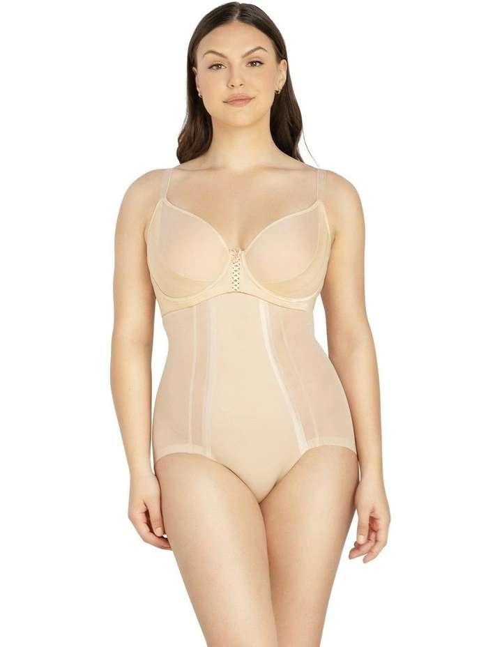 Shea Ultra High Waist Smoothing & Shaping Brief in Bare image 5