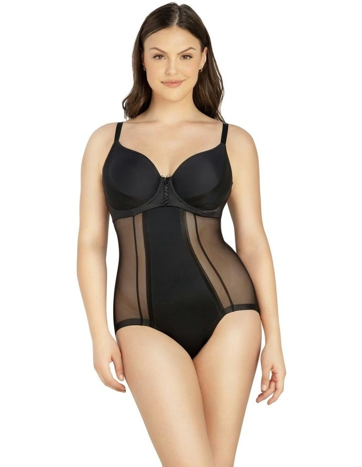 Shea Ultra High Waist Smoothing & Shaping Brief in Black image 3