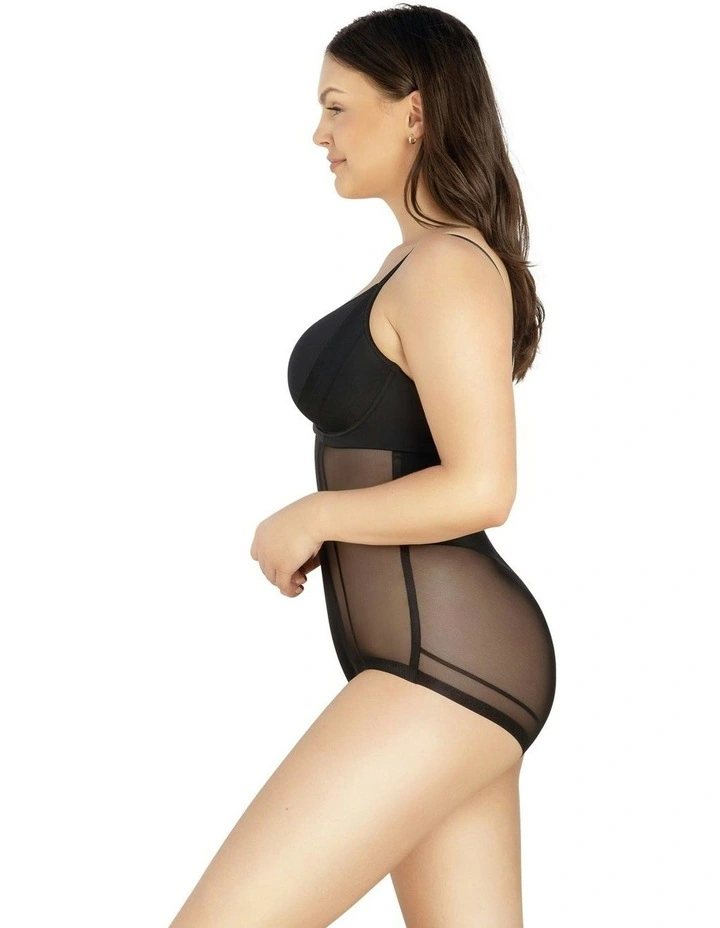 Shea Ultra High Waist Smoothing & Shaping Brief in Black image 4