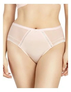 Shea Full Coverage High Waist Brief in Petal Pink