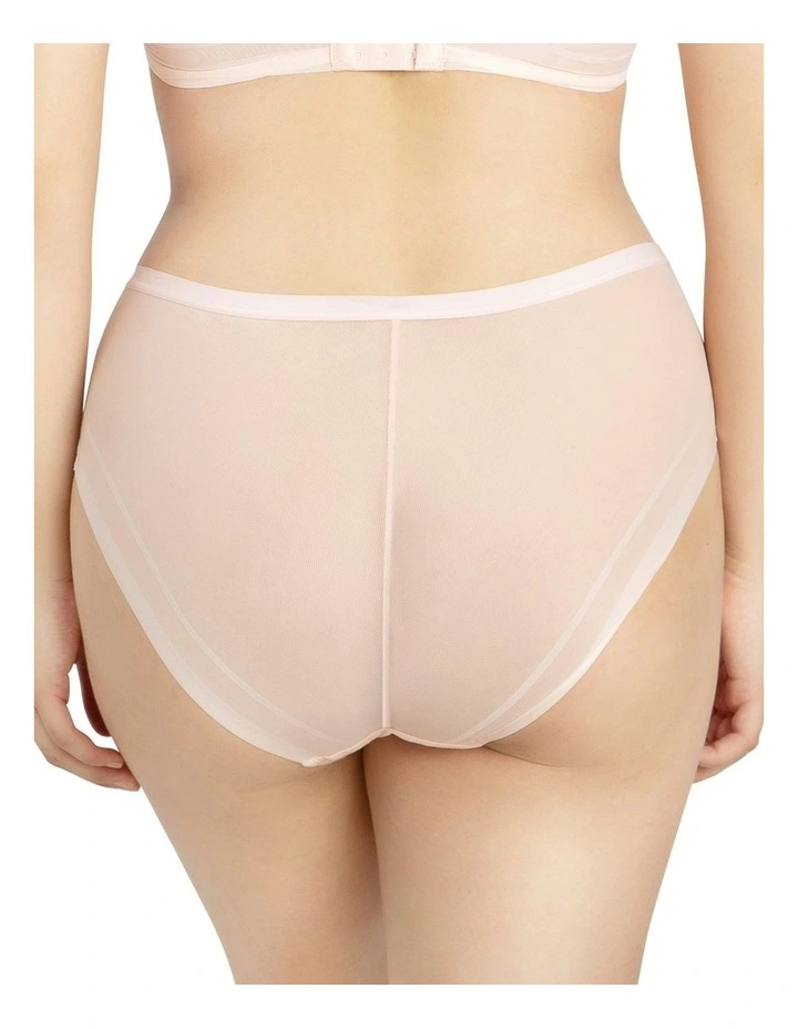 Shea Full Coverage High Waist Brief in Petal Pink image 6