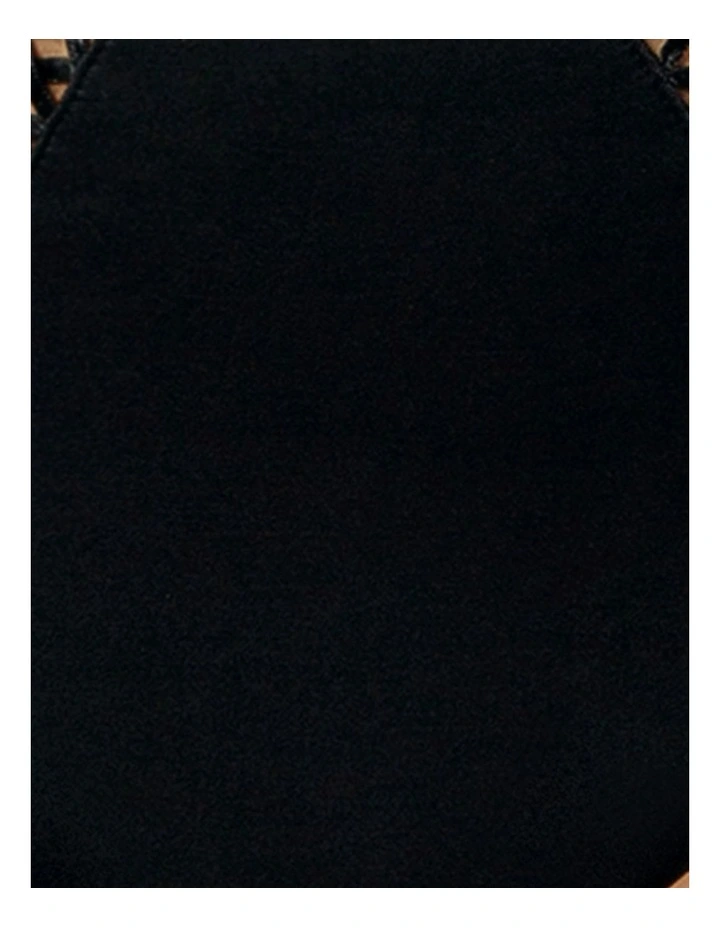 Shea Full Coverage High Waist Brief in Black image 4