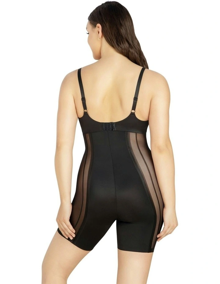 Shea Ultra High Waist Sheer Shapewear Short in Black image 2