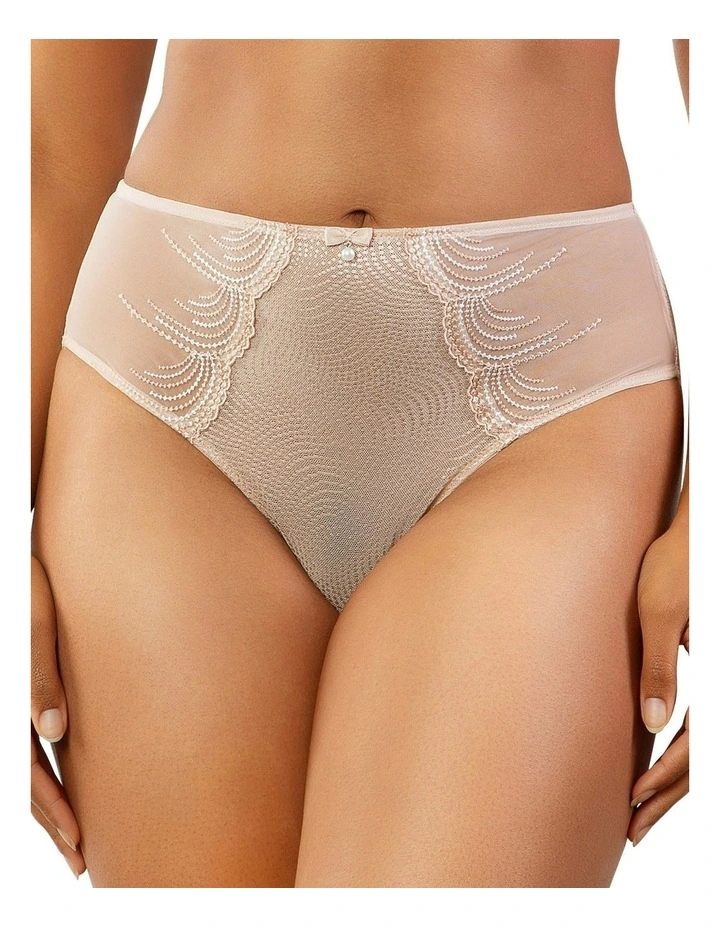 Pearl French Cut High Waist Brief in Cameo Rose image 3