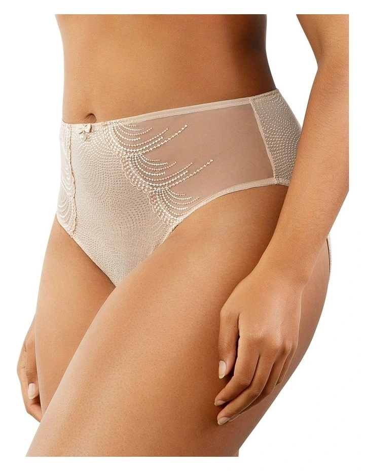 Pearl French Cut High Waist Brief in Cameo Rose image 4