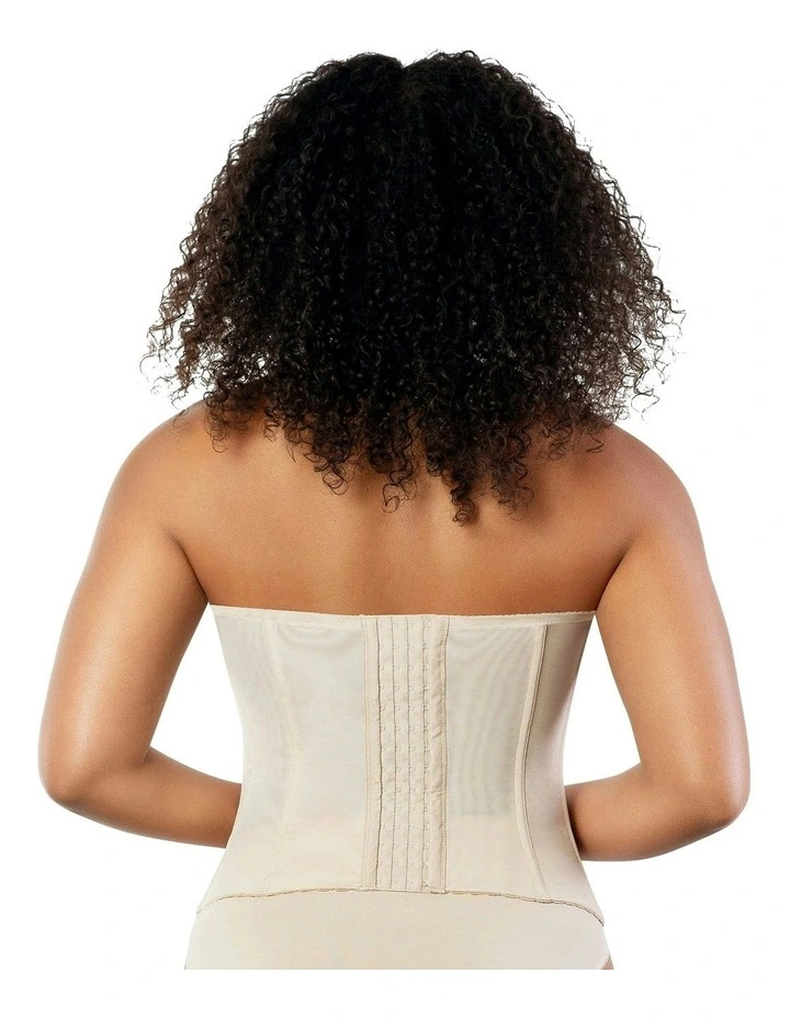 Elise Smoothing Strapless Longline Bustier Bra in Bare image 2