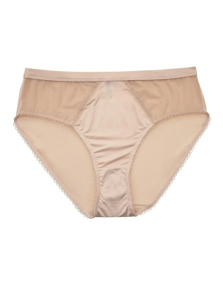 Micro Dressy French Cut High Waist Brief in Cameo Rose image 4