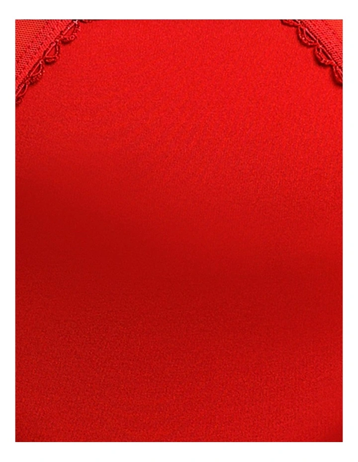 Micro Dressy French Cut High Waist Brief in Racing Red image 5