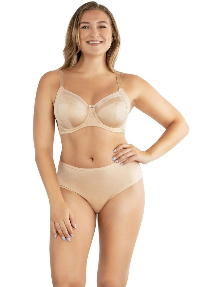 Adele Unlined Wired Full Cup Bra in Bare image 4