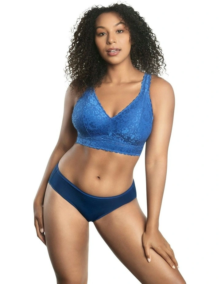 Adriana Wirefree Full Bust Lace Bralette in Sapphire image 5