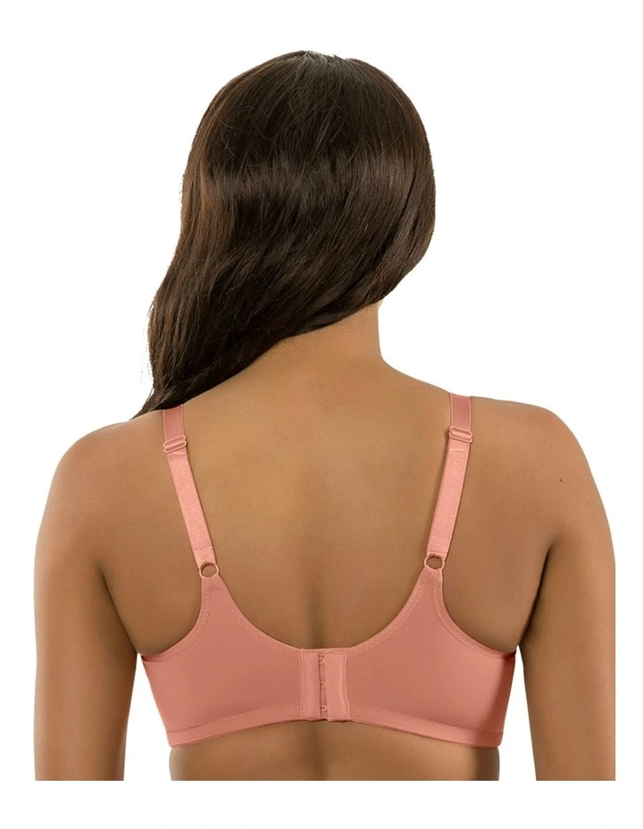 Enora Underwired Minimiser Bra in Muted Clay image 2