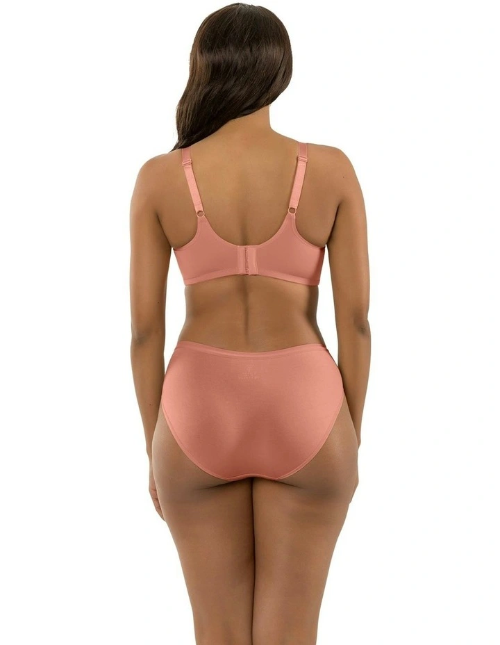 Enora Underwired Minimiser Bra in Muted Clay image 5
