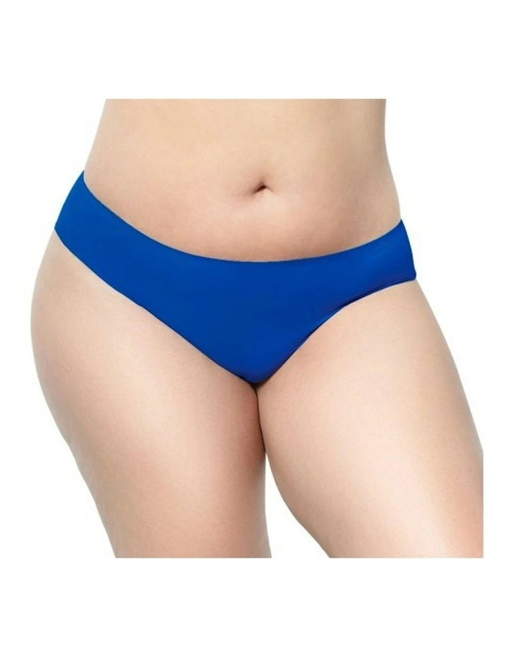 Bonded Seamless-Effect Hipster Brief in Nautical Blue image 1