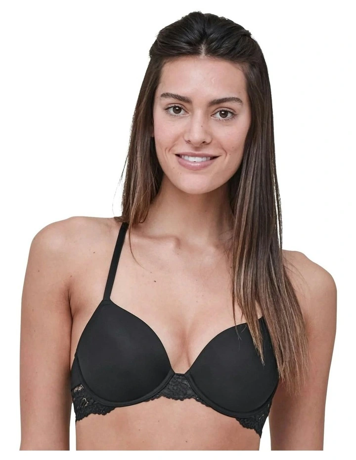 Goddess Multiway Moulded T-shirt Bra in Black image 1