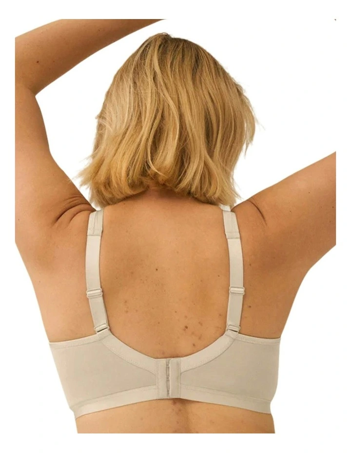 Thursday Wirefree Seamless Moulded Minimiser Bra in Light Beige image 2