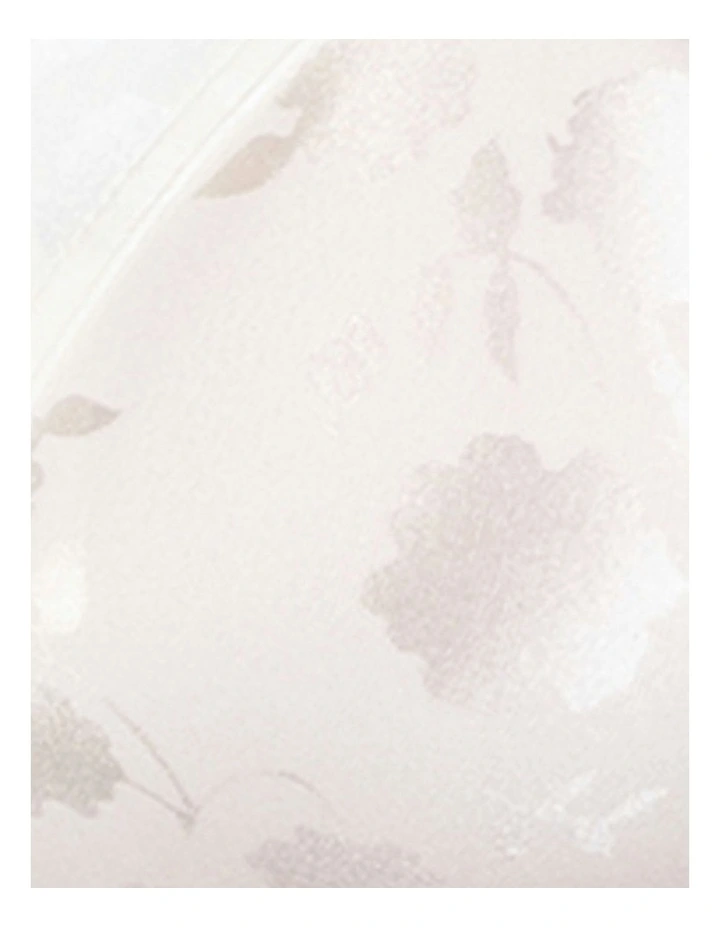 Satin Wide Strap Wireless Minimiser Bra in Ivory image 5