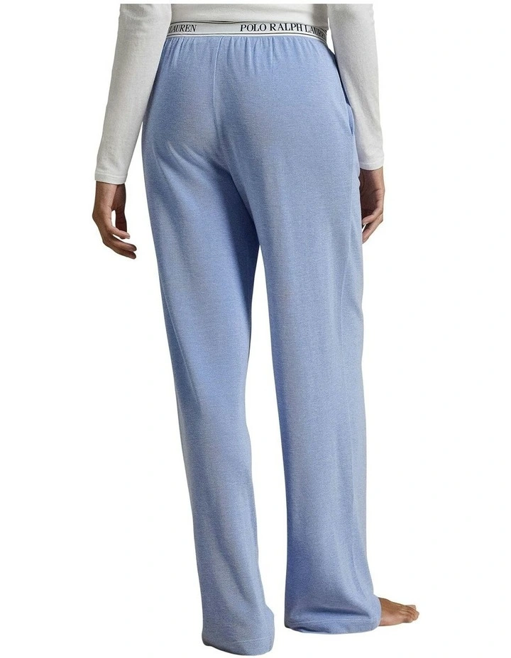 Knit Oxford Modal & Cotton Lounge Pant in Ultramarine image 2