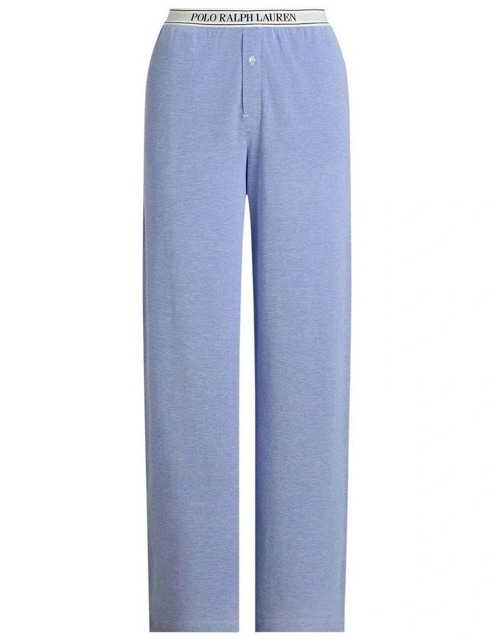 Knit Oxford Modal & Cotton Lounge Pant in Ultramarine image 5