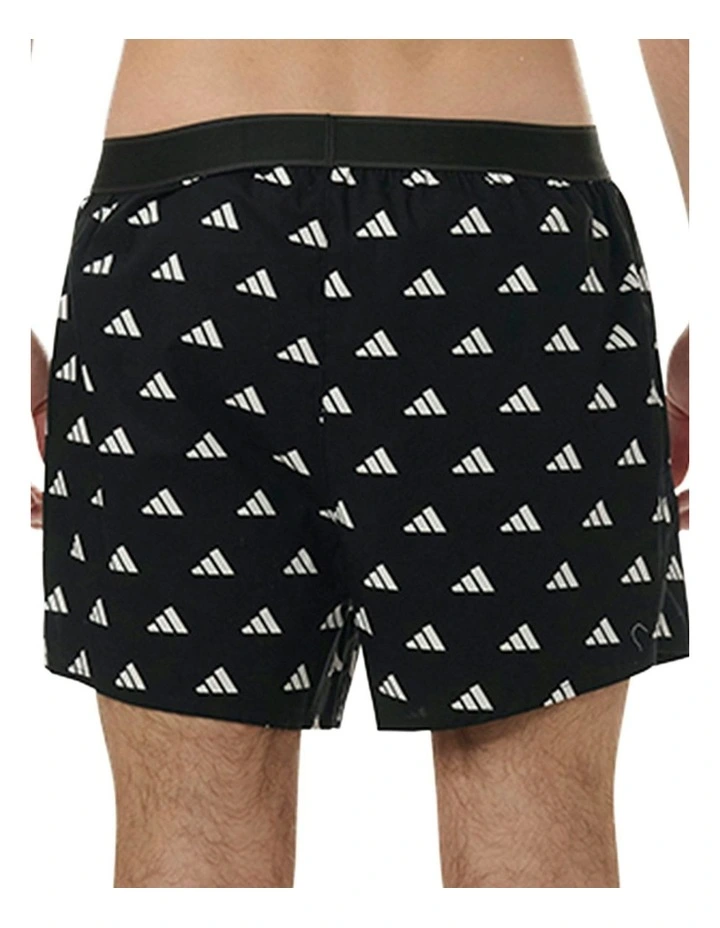 Active Woven Cotton Boxer Underwear 2 Pack in Black image 3