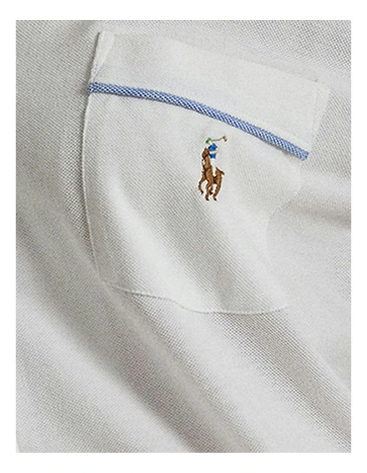 Madison Knit Oxford Modal & Cotton Pyjama Set in White Cloud image 5