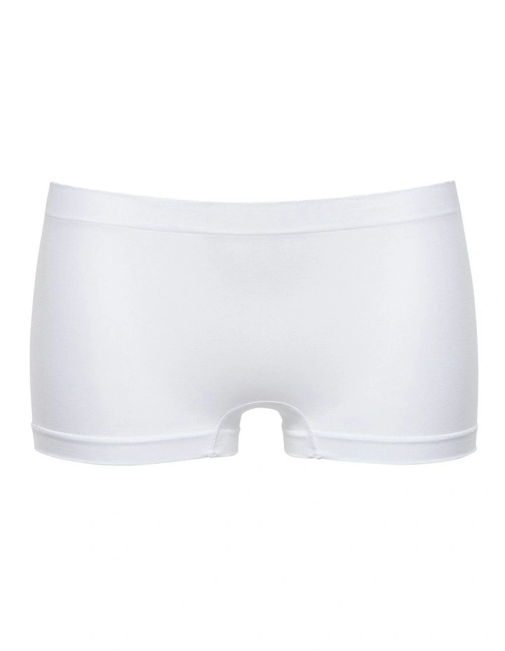 Zen Attitude Seamless Underwear Shorty 2 Pack in White/Blush image 4