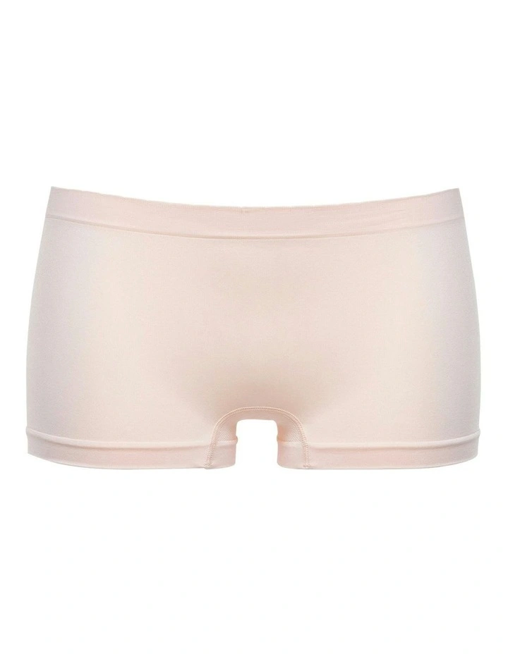 Zen Attitude Seamless Underwear Shorty 2 Pack in White/Blush image 5
