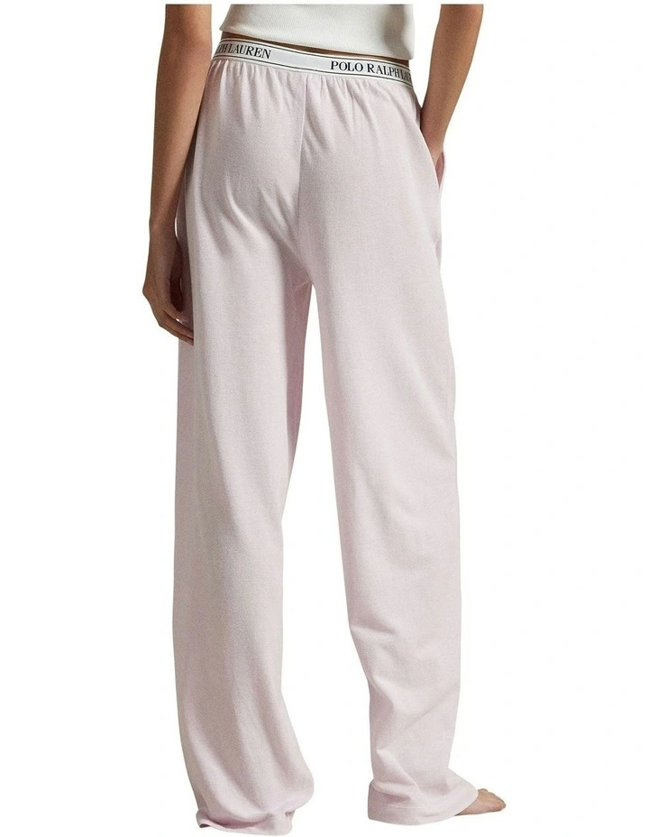 Knit Oxford Modal & Cotton Lounge Pant in Pink Lady image 2