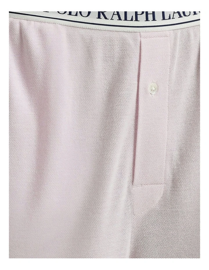 Knit Oxford Modal & Cotton Lounge Pant in Pink Lady image 5