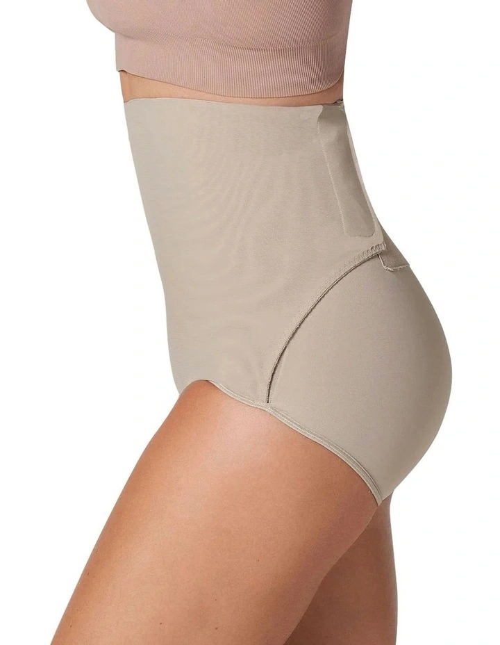 Adjustable Postpartum Belly Wrap Brief in Beige image 2