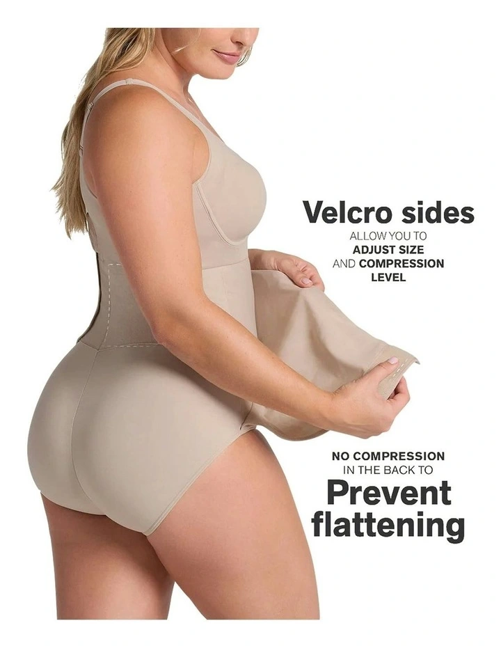 Adjustable Postpartum Belly Wrap Brief in Beige image 3