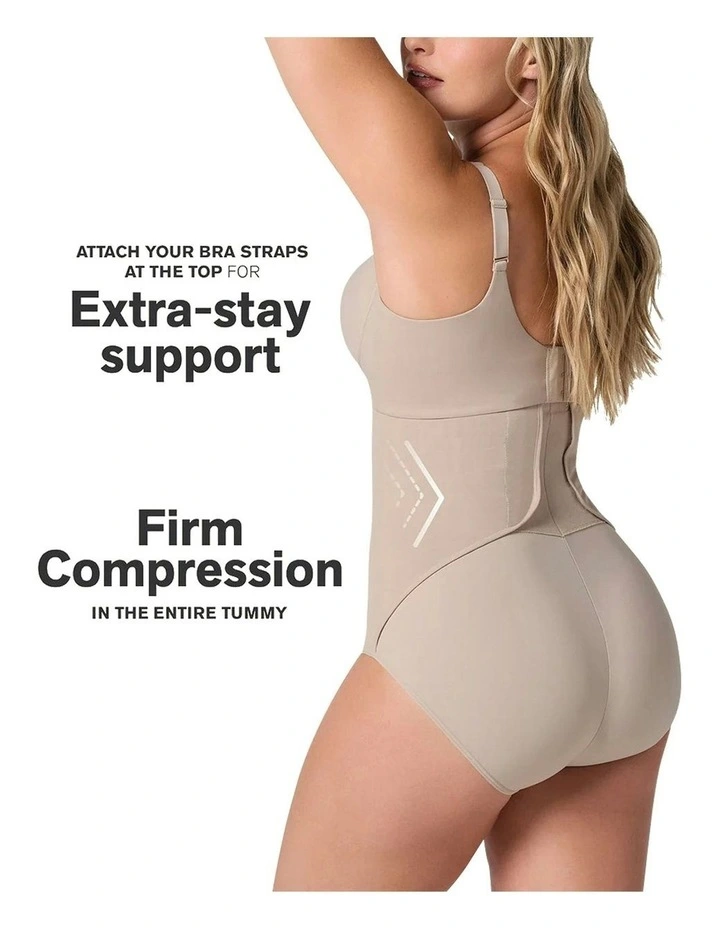 Adjustable Postpartum Belly Wrap Brief in Beige image 4