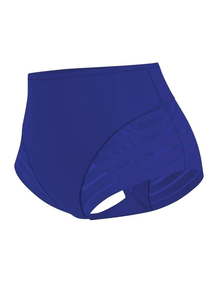 Lace Stripe Undetectable Seamless Shaping Brief in Blue image 6