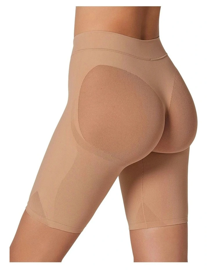 Smart Shape Well-Rounded Butt Lift Shaping Shorts in Soft Natural image 2