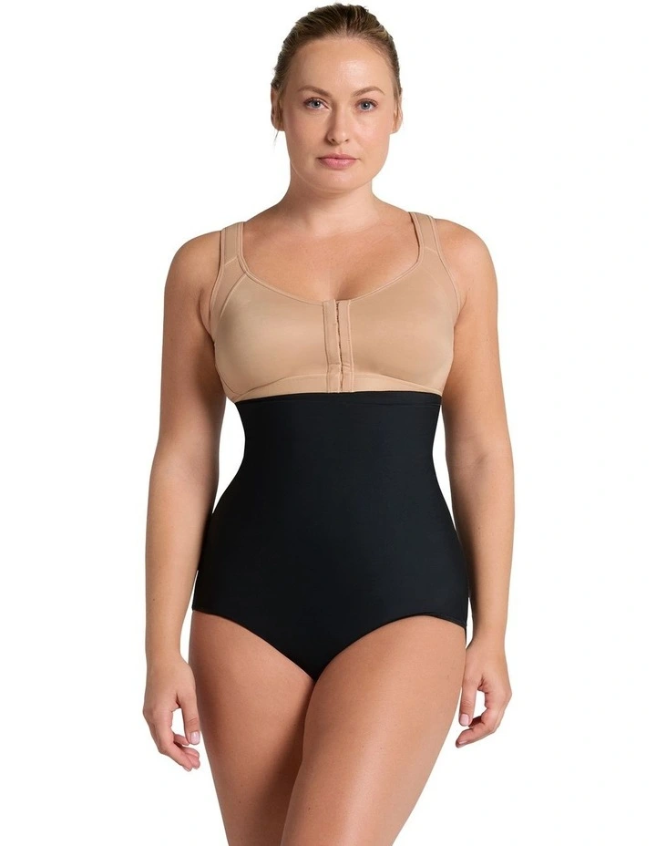 Bellyflex Total Adjustable Post-Surgery or Postpartum Belly Wrap Brief in Black image 4