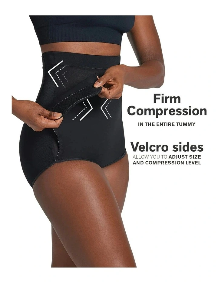 Bellyflex Total Adjustable Post-Surgery or Postpartum Belly Wrap Brief in Black image 4