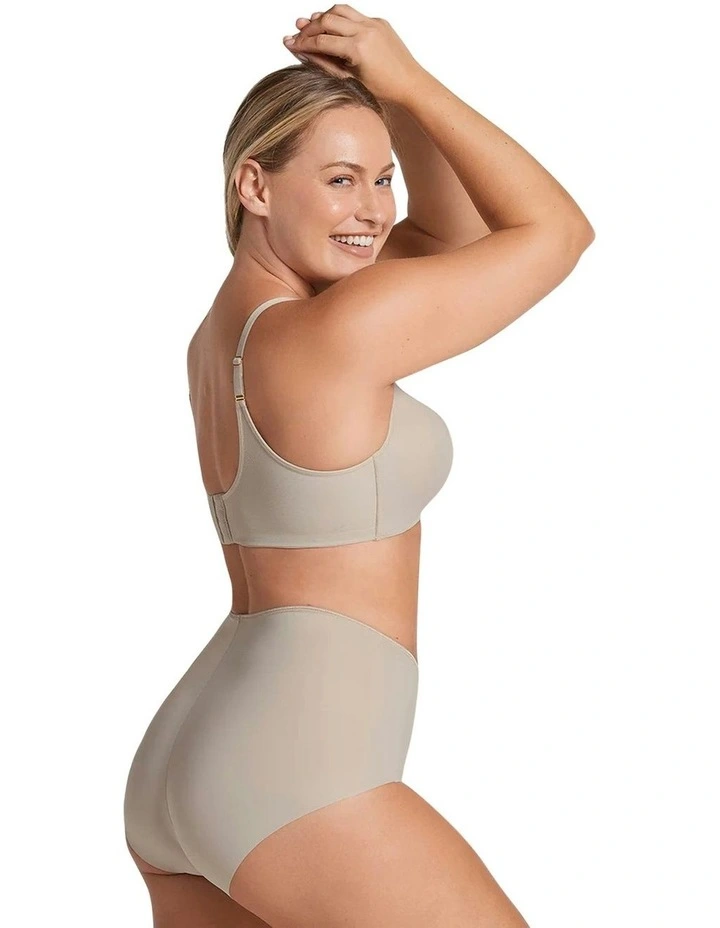 Perfect Fit Seamless High Waist Shaping Brief in Beige image 5