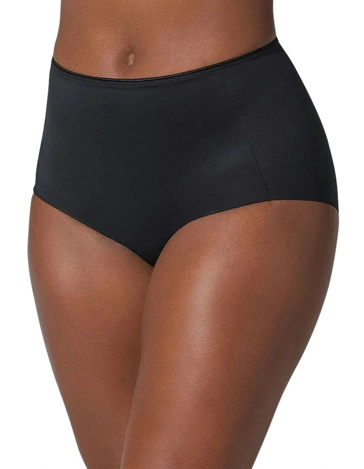 Perfect Fit Seamless High Waist Shaping Brief in Black image 1