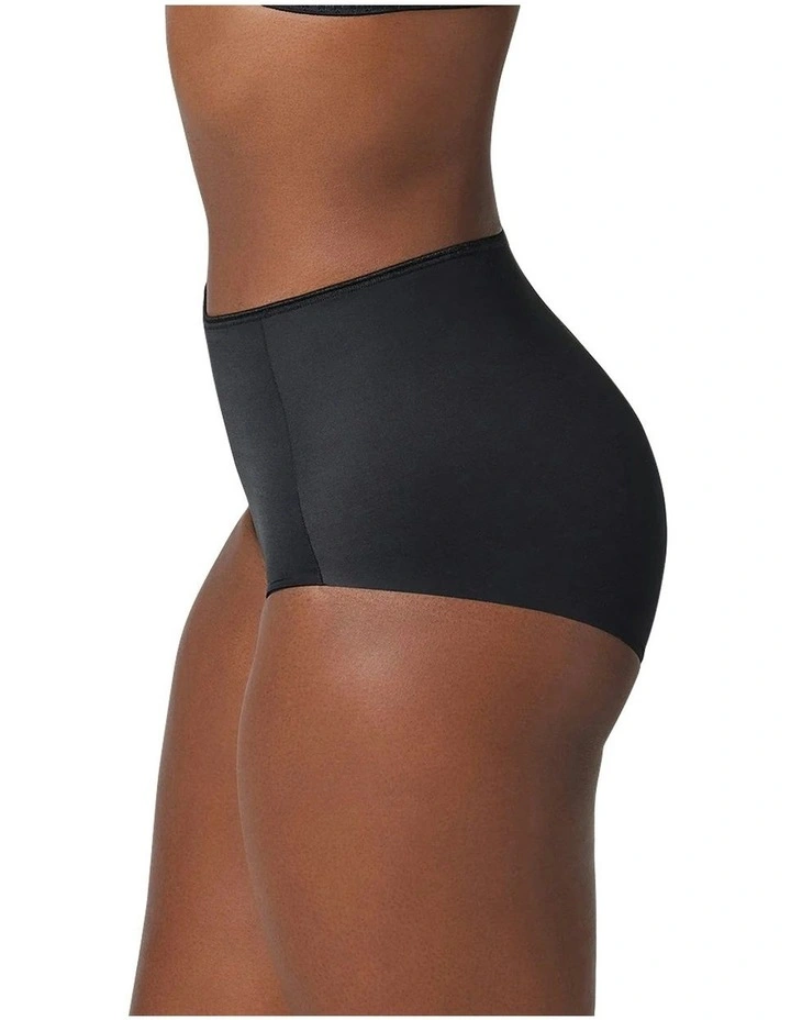 Perfect Fit Seamless High Waist Shaping Brief in Black image 2