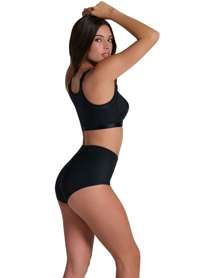Perfect Fit Seamless High Waist Shaping Brief in Black image 4