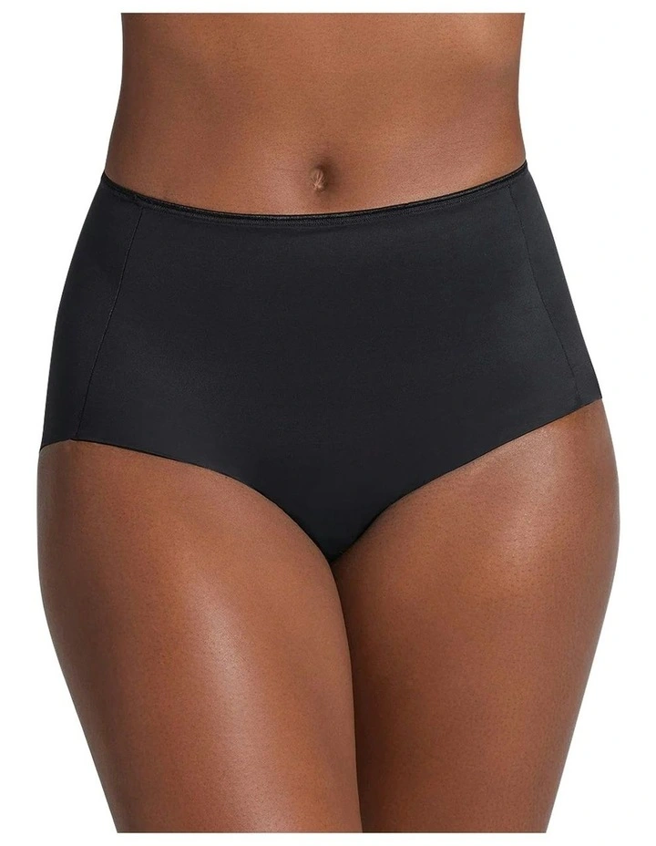 Perfect Fit Seamless High Waist Shaping Brief in Black image 4