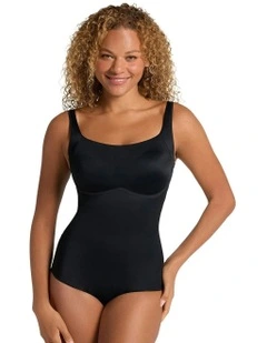 Core Boldly Firm Tummy Control Shaping Bodysuit in Black