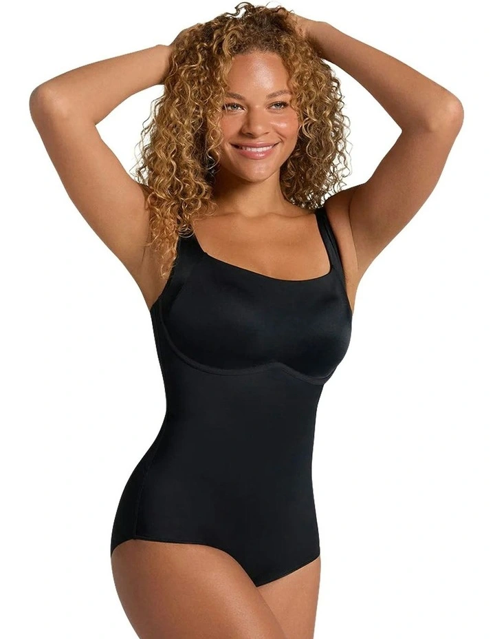 Core Boldly Firm Tummy Control Shaping Bodysuit in Black image 4
