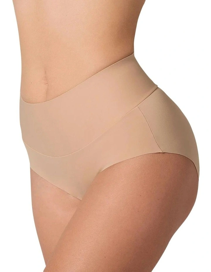 FusedContour No Show Firm Control Shaping Brief in Golden Beige image 1