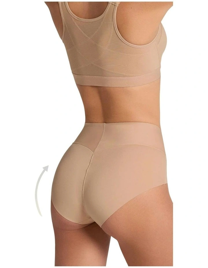 FusedContour No Show Firm Control Shaping Brief in Golden Beige image 2