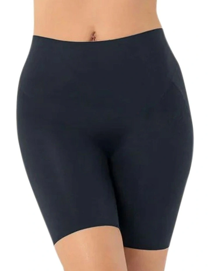 InvisiPlunge Undetectable Low Back Shapewear Shorts in Black image 1