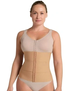 3-Band Faja Waist Cincher with Back Support in Golden Beige
