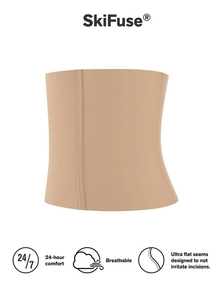 3-Band Faja Waist Cincher with Back Support in Golden Beige image 5