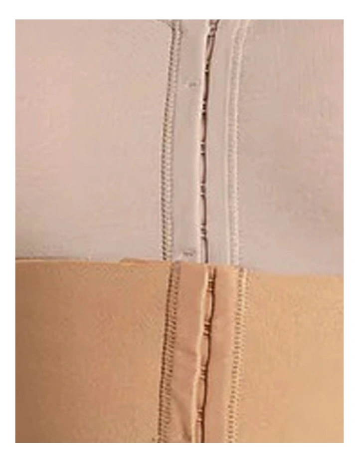 3-Band Faja Waist Cincher with Back Support in Golden Beige image 6