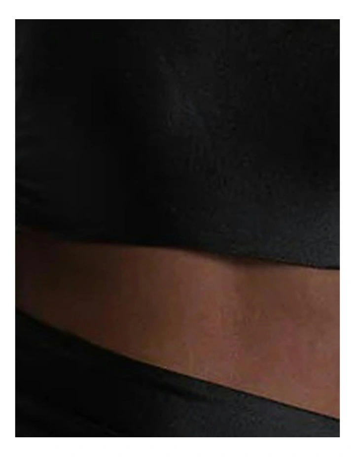 Radiant Padded One Shoulder Shaping One-Piece Swimsuit in Black image 5